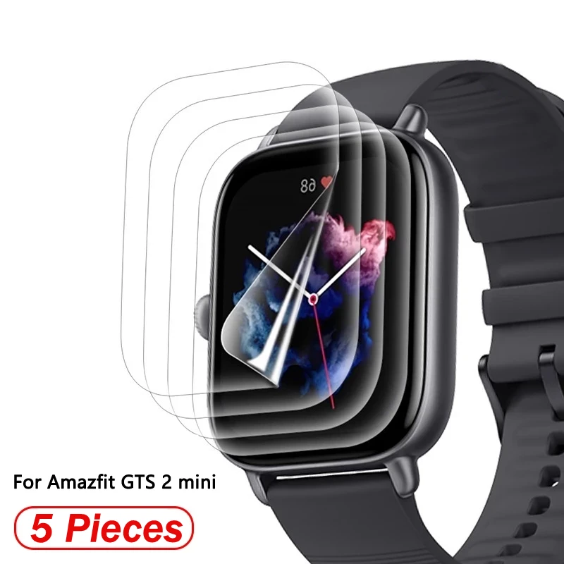 5/3/1Pcs Soft Screen Protector Film For Huami Amazfit GTS 2 Mini Anti-scratch TPU Film Amazfit GTS2 Mini Protector Accessories