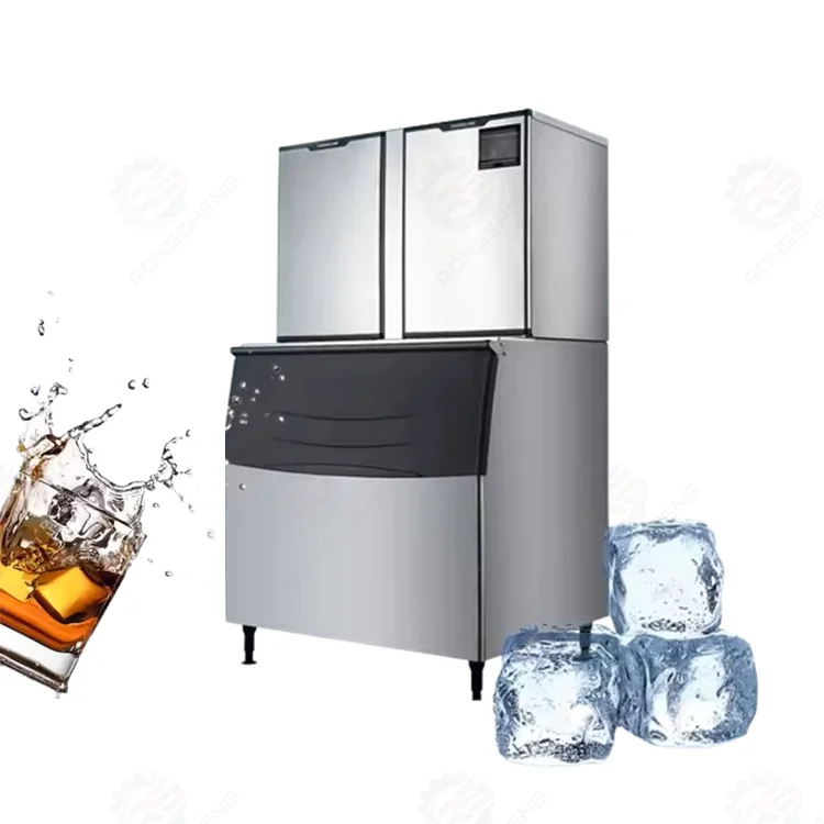 

Commercial High-Efficiency Crystal Block Ice Maker 500kg/Day Ice Cube Shape