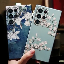 For Funda Samsung Galaxy S25 S24 S23 S22 S20 S21 S 25 24 Ultra FE Plus S24Ultra S25Ultra Case Cute 3D Men Women Phone Cover