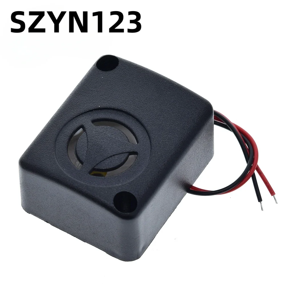 

1/5PCS Anti-theft Car Burglar Alarm 6/12/15V 120dB Active High Decibel Buzzer Safe Box Burglar Alarm Car Accessories QSI-4840