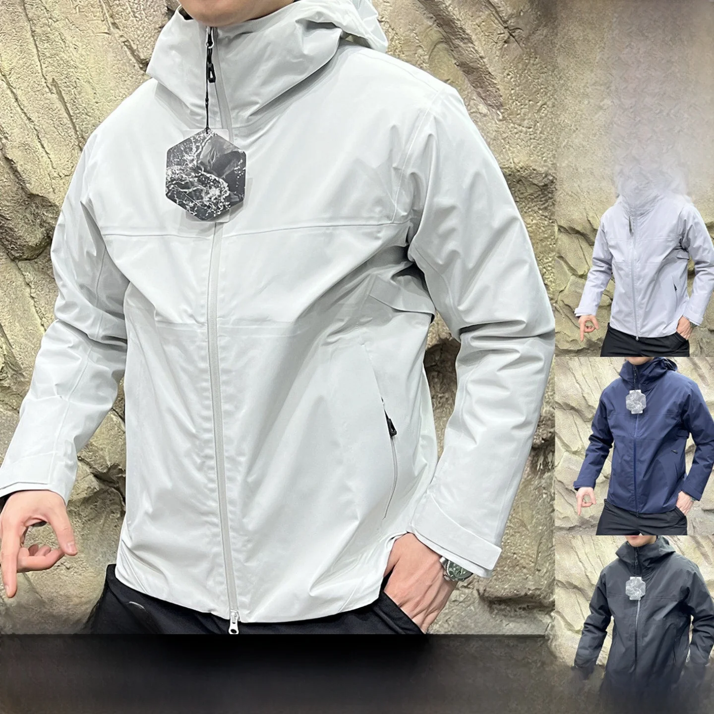 

Съемная внутренняя пуховая куртка, водонепроницаемая ветрозащитная уличная зимняя куртка стандартной посадки, длинная застежка-молния