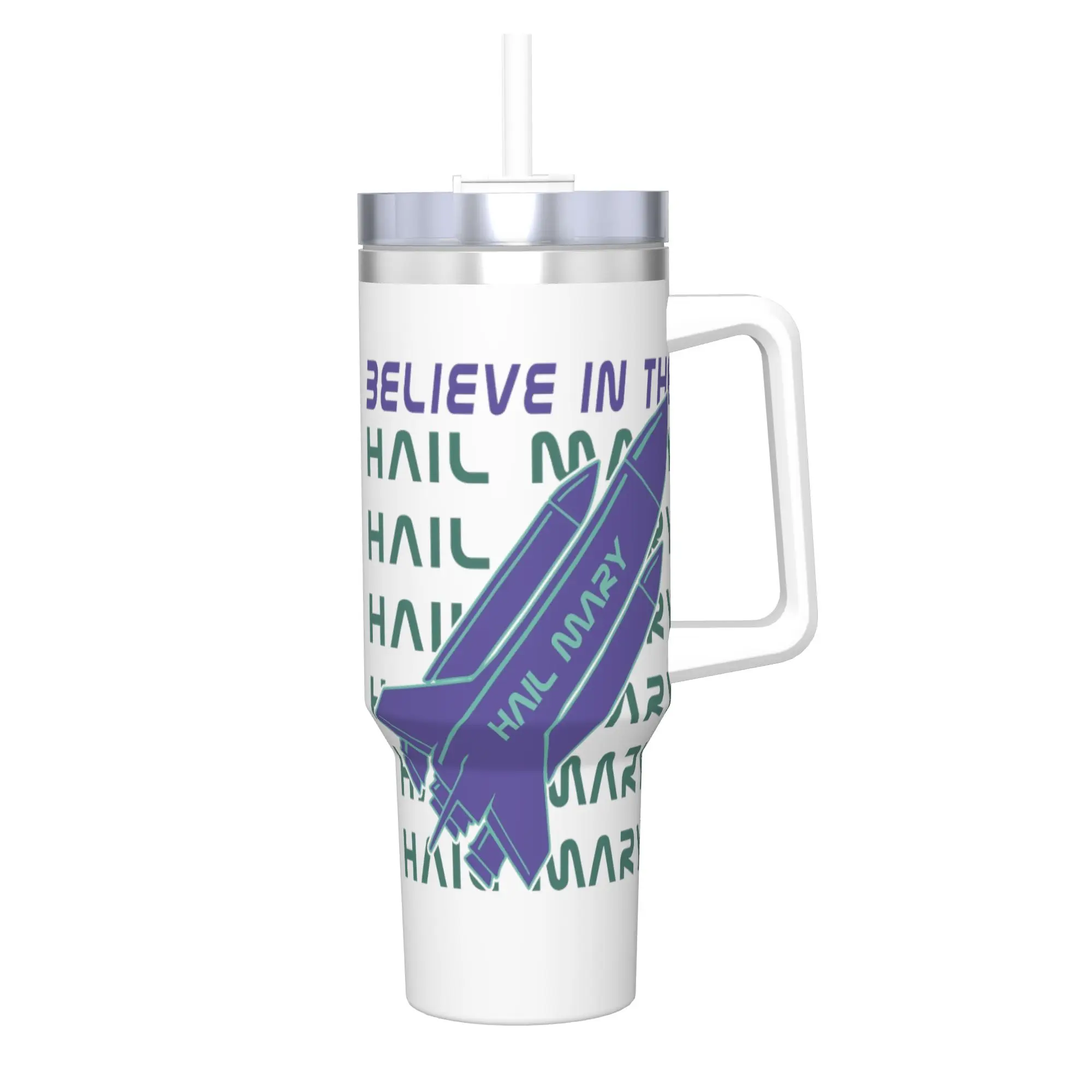 Stainless Steel Tumbler Project Hail Mary Andy Weir Book Lover Thermal Mug  Insulated Hot Drinks Car Mugs Driving Water Bottle
