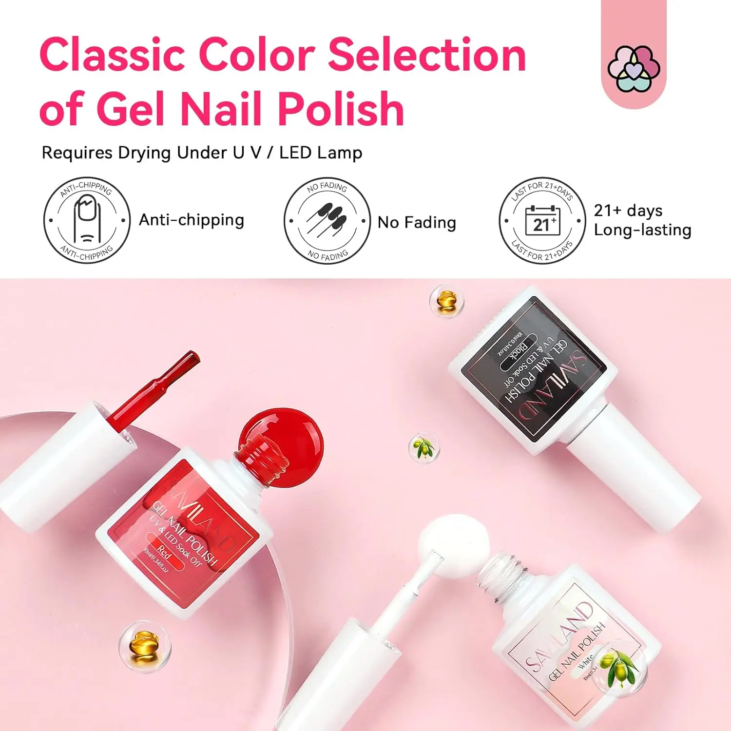 Kit completo de unhas acrílicas com broca: conjunto profissional para iniciantes, luz UV, esmalte em gel e decorações para salão de casa