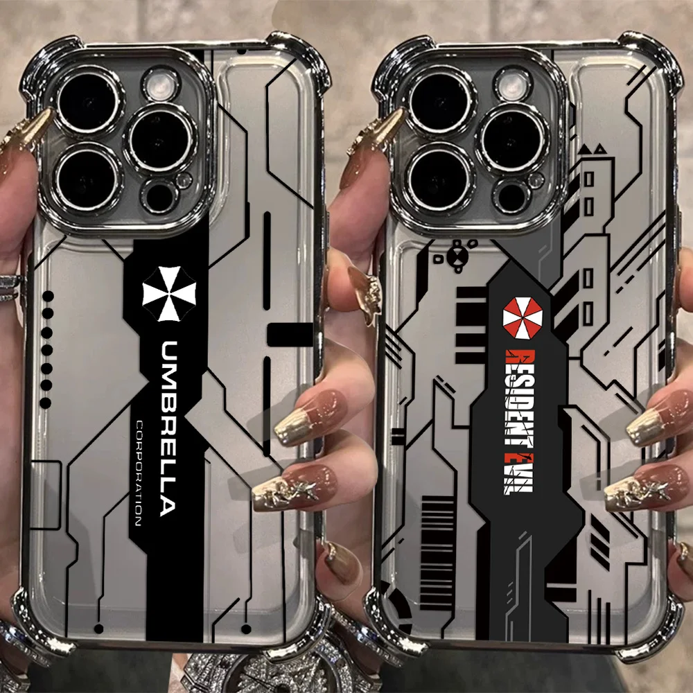 Capa de Celular HOT Resident Evil Crisis com Revestimento para Samsung S26 S25 S24 S23 S22 S21 S20 FE Note20 Edge Plus Ultra 4G 5G Anti-impacto