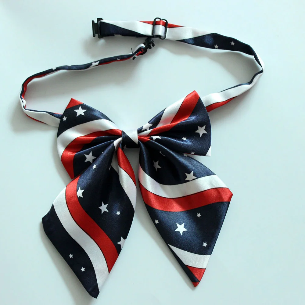 

60pcs Pet Dog Bow Tie Independence Day 4th of July Grooming Adjustable Wholesale Dog Bow Tie Necktie Collar Pet Supplies