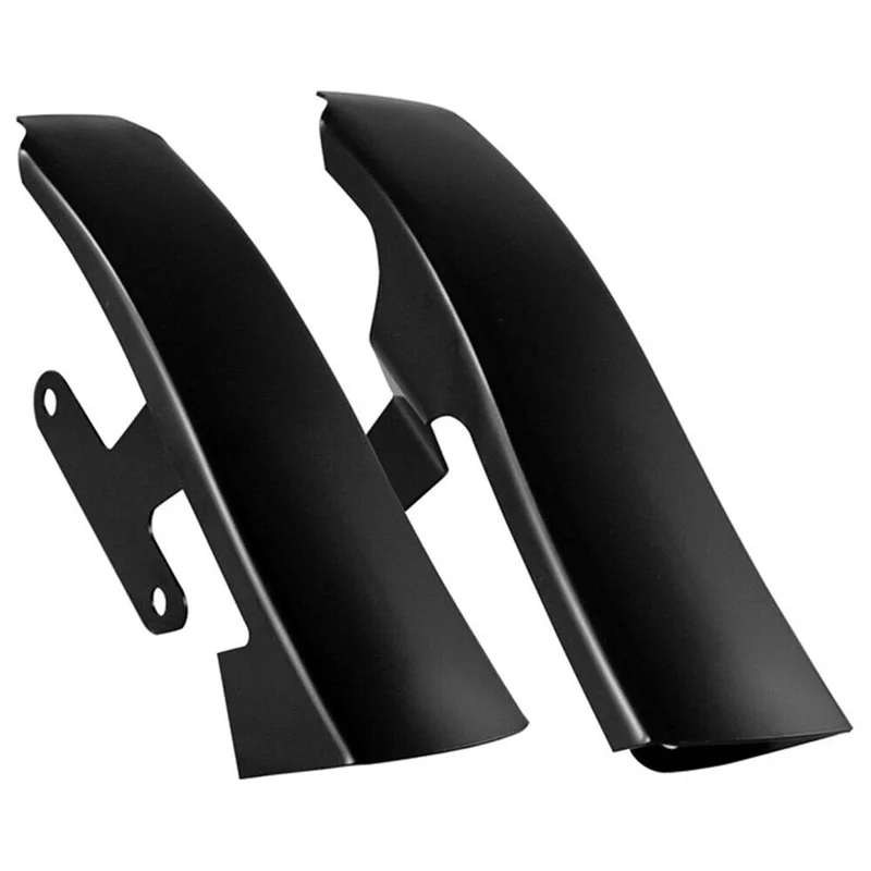 1Pair Motorcycle Rear Fender Bracket Saddlebag Filler Panels for Harley Touring Electra Street Road Glide King 09-13,A