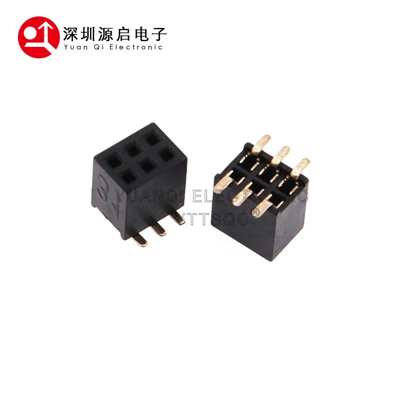 10PCS 1.27MM SMD Double Row Female Socket 2*2/3/4/5/6/7/8/9/10/12/16/20/40/ PIN Female Header Connector