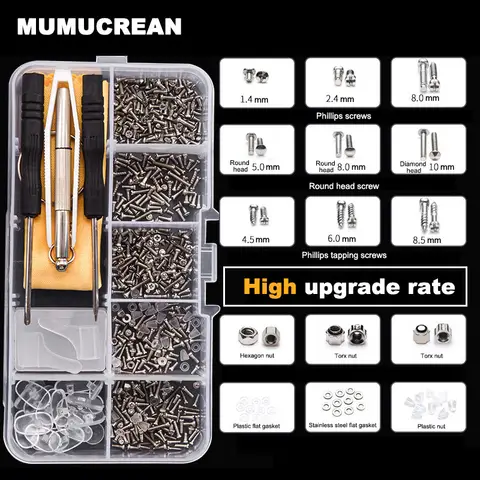 Plaquettes nasales en Silicone pour lunettes, outil de réparation de lunettes optiques de remplacement avec tournevis, pincettes, crochets d'oreille