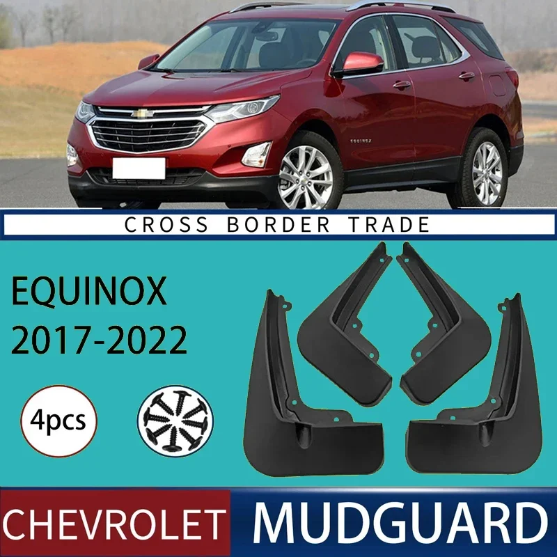 

Automotive Tire Mudguard Waterproof Splash Proof 4pcs Accessories For Chevrolet Equinox 2017-2022 2018 2019 2020 2021