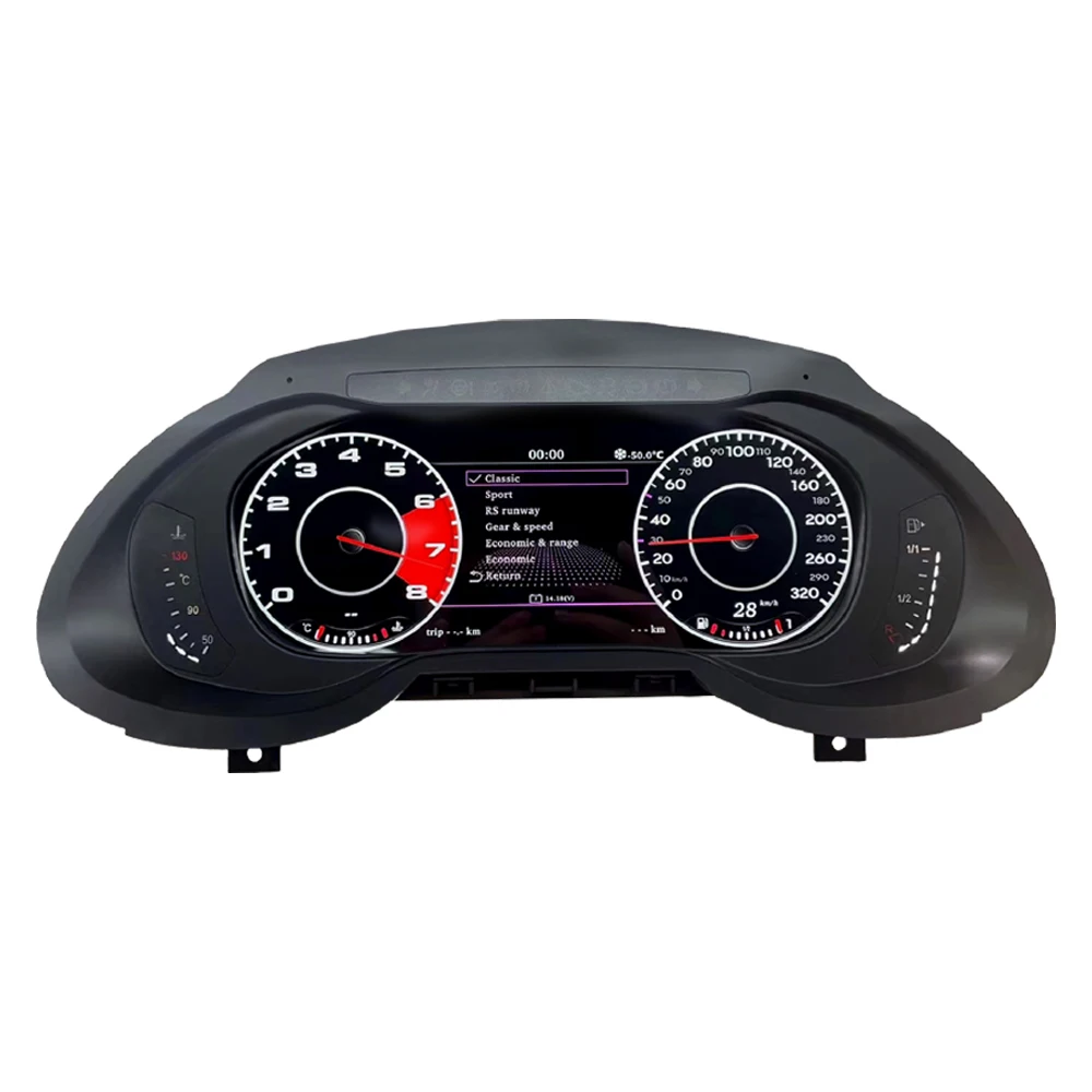 

12.3'' Digital Dashboard For A4 A5 Q5 2008-2021 Years Dashboard LCD Panel Speedometer Virtual Cockpit Instrument
