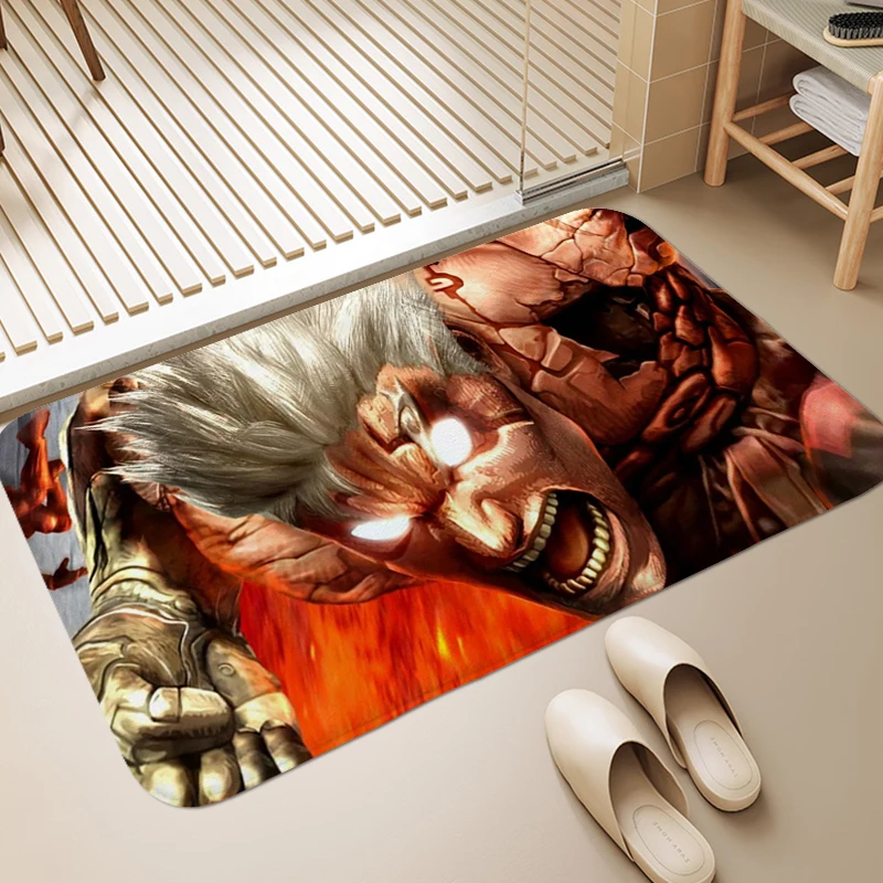 Foot Mat Asura's Wrath Living Room Rug Floor Mats Front Door Entrance Carpet for Bedroom Kitchen Bath Rug Useful Things for Home