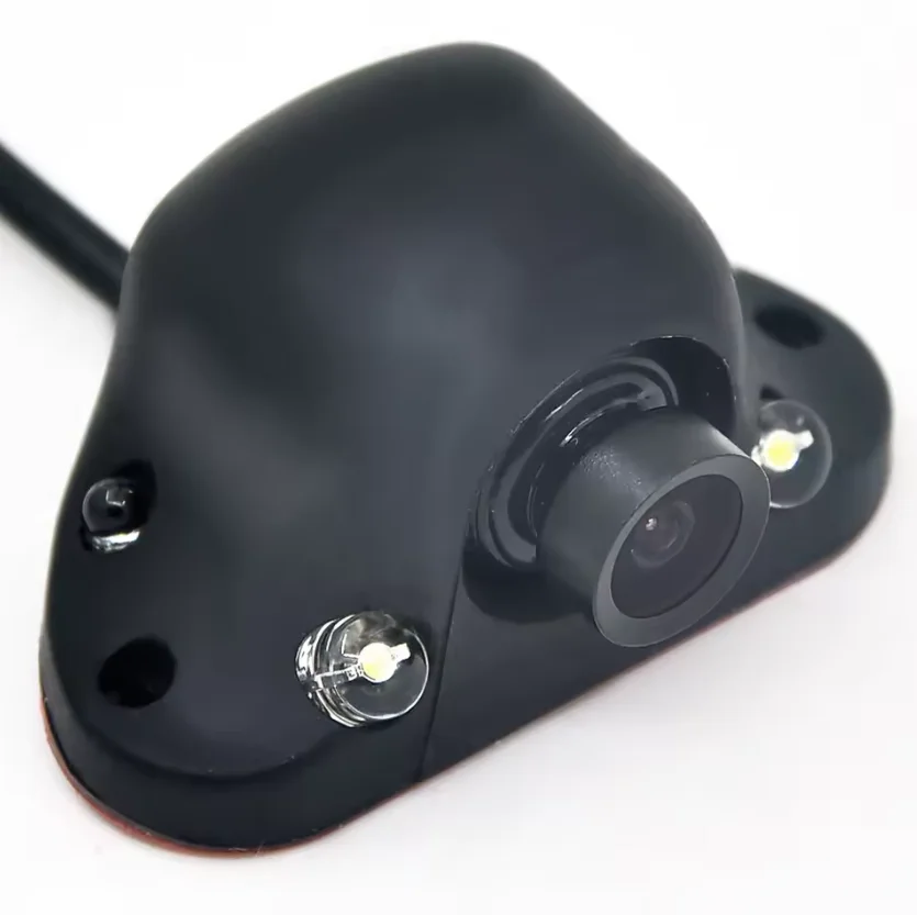 12V Waterproof CCD 3089 Night Vision Adhensive 4 Pin Front Back Side Rear View Blind Spot Car Camera Backup Parking