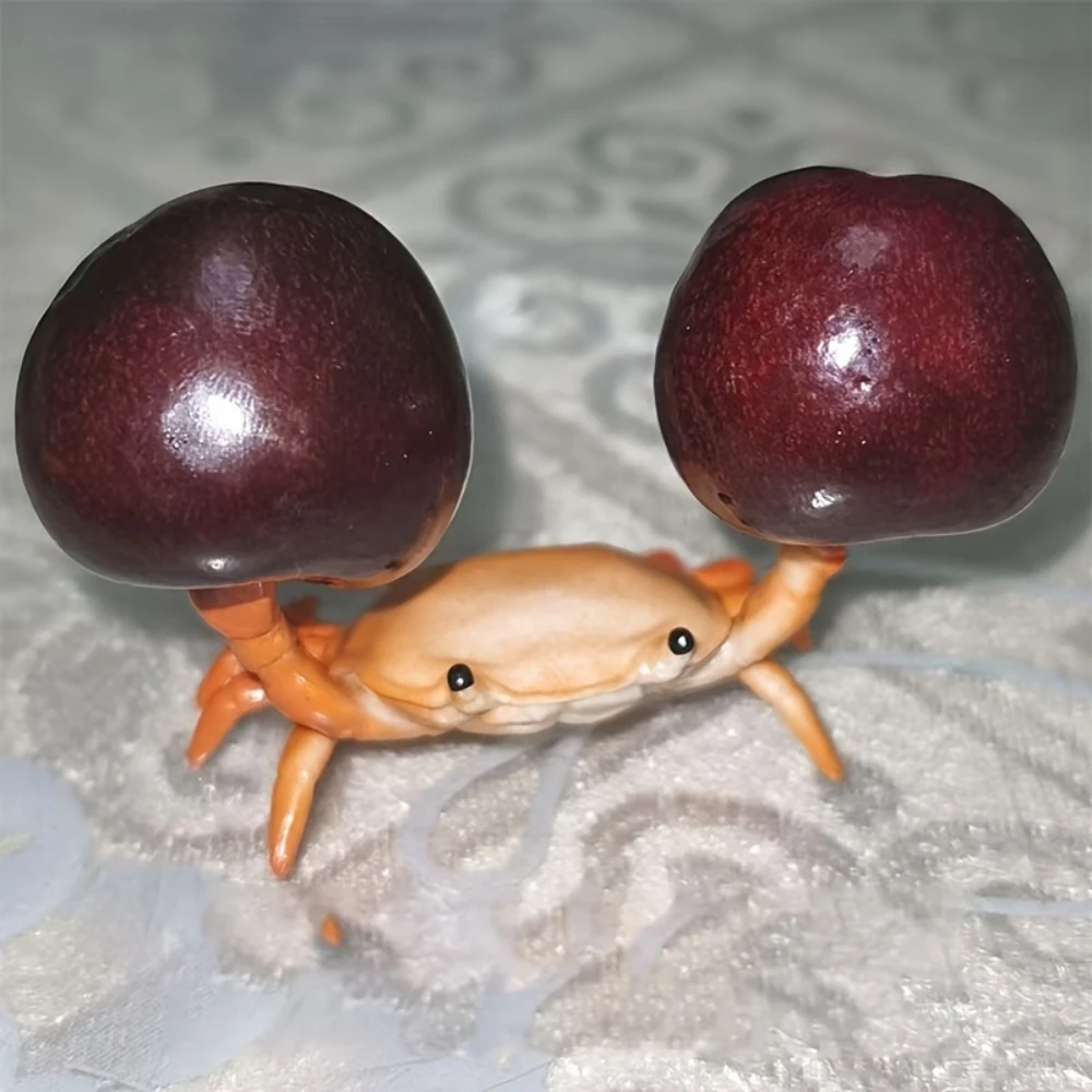 Random Color Crab Weightlifting Pen Holder, Desktop Multifunctional Pen Holder |   Creative Decorations, Funny Pen Holder Gifts