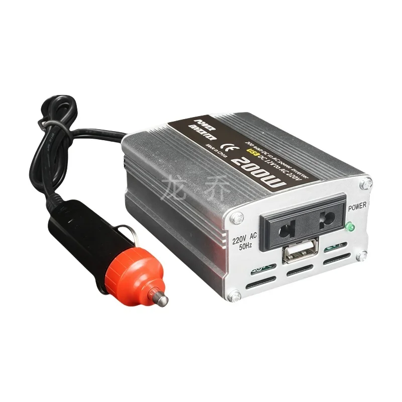 Car Power Inverter Converter 200W Inversor 12V 220V Voltage Converter 12 to 220 Inverter 12v 220v Convertidor 12v a 220v