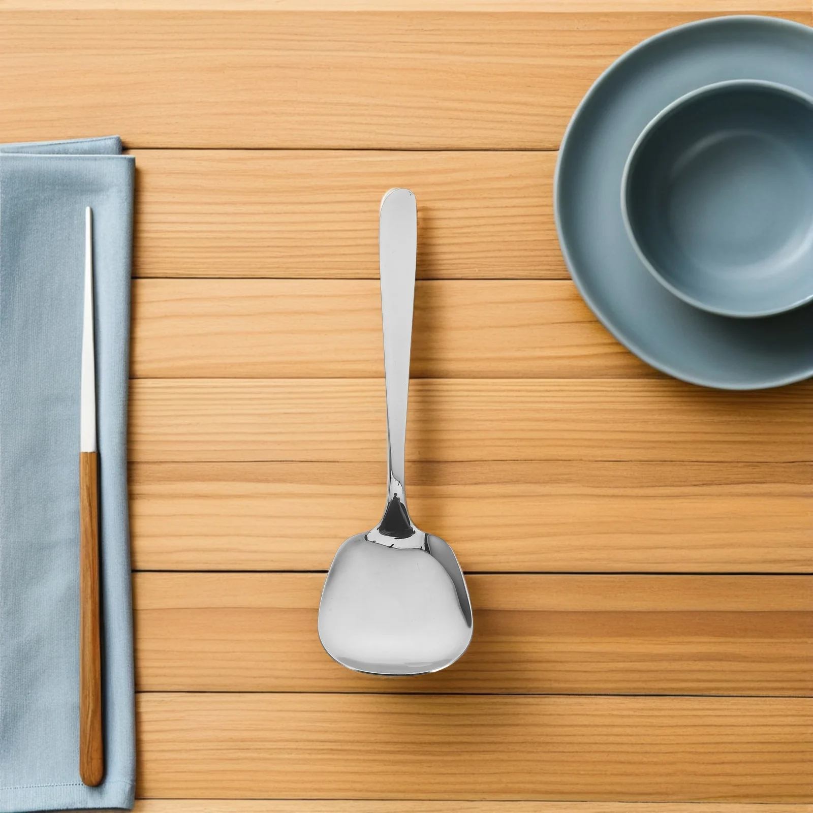 

Serving Spoon Spoons Cutlery Cooking for Salad Food Stainless Pasta Soup Stainlesss Steel Hotel