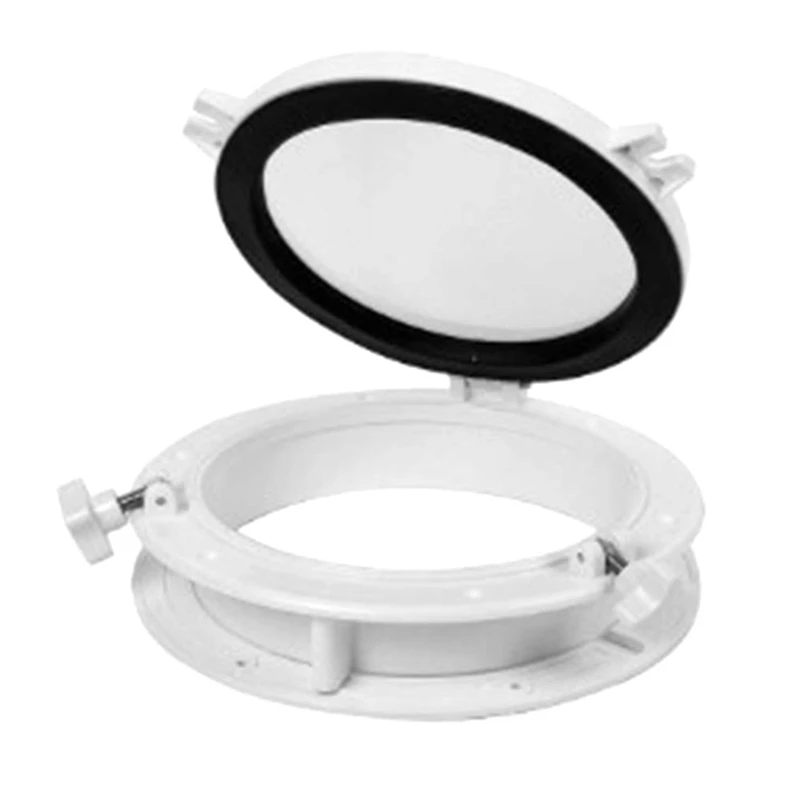 

Marine Boat Yacht Porthole ABS Plastic Round Hatches Port Lights Replacement Windows Port Portlight