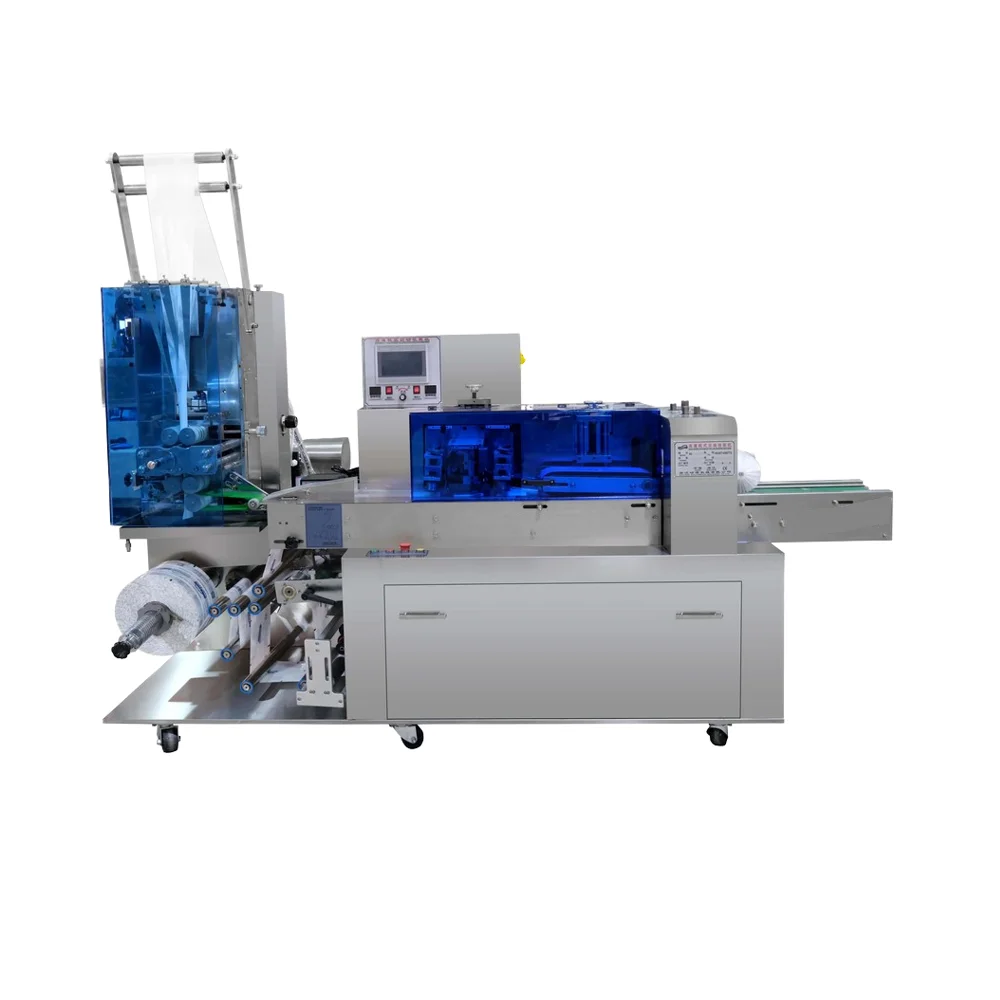 Dry and wet towel packaging production line, wet tissue manufacturing packaging machine, automatic wet tissue packaging machine