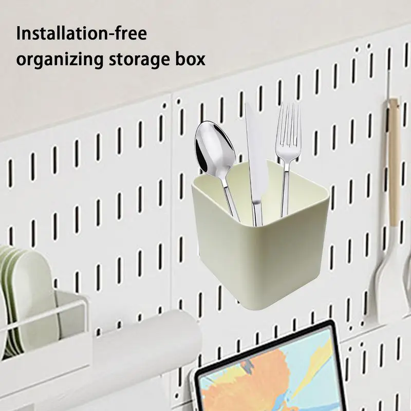 Pegboard Cups Organizer Bin for Pegboard No Drilling Pegboard Cup Holder Accessories No Drilling Pegboard Cup Holder Accessories