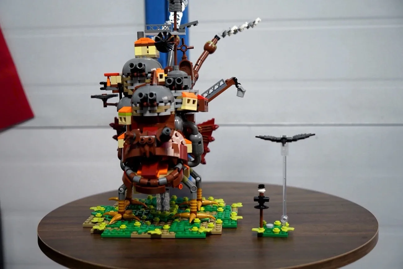 Kasteel Montage Speelgoed voor Japanse Anime Hayao Miyazaki's Film Beeldje Randornamenten Puzzel Bouwstenen Geschenken