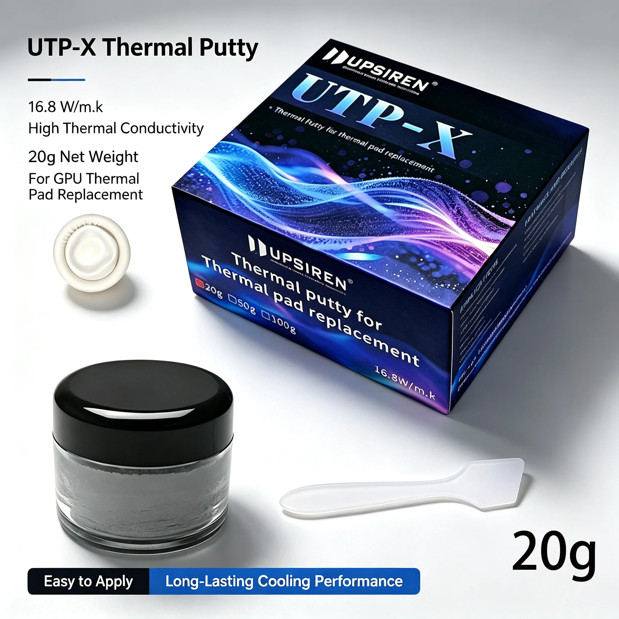 Thermal Paste - UPSIREN UTP-X Termal Macun 16.8w/mk VGA