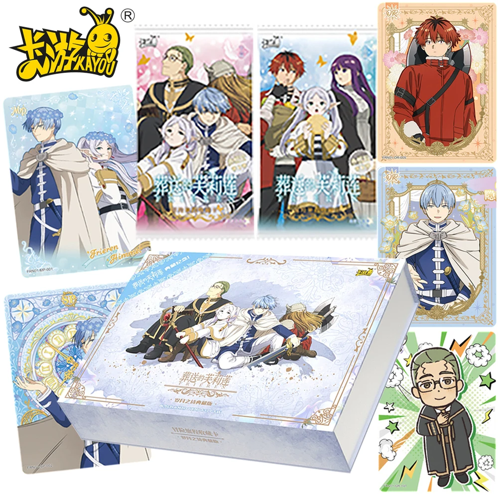 

New Genuine Kayou Frieren: Beyond Journey's End Collection Card Popular Anime Peripheral Fun Plot Card Doujin Toys and Hobbies