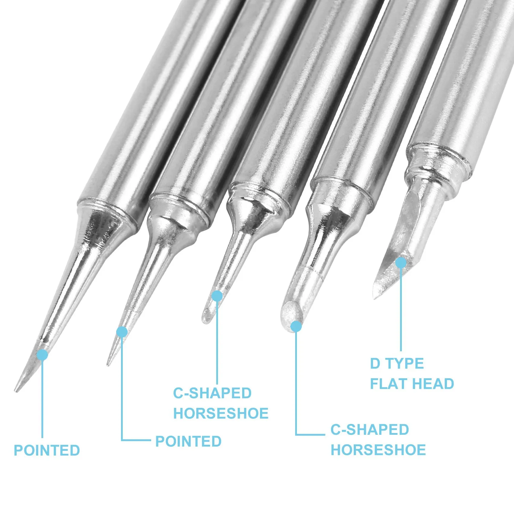 AFOURT-T12 Soldering Iron Tips Special Set T12-BCM2 ILS KU C1 JL02 For Cellphone Mobilephone & Computer Repairing