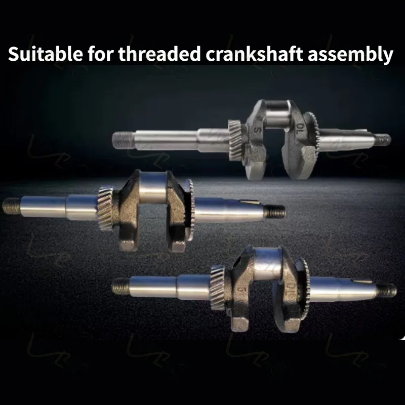 7.5HP 168F 170F GX160 Threaded Crankshaft Assembly Suitable for 2 Inch 3 Inch Water Pump Replacement Accessories