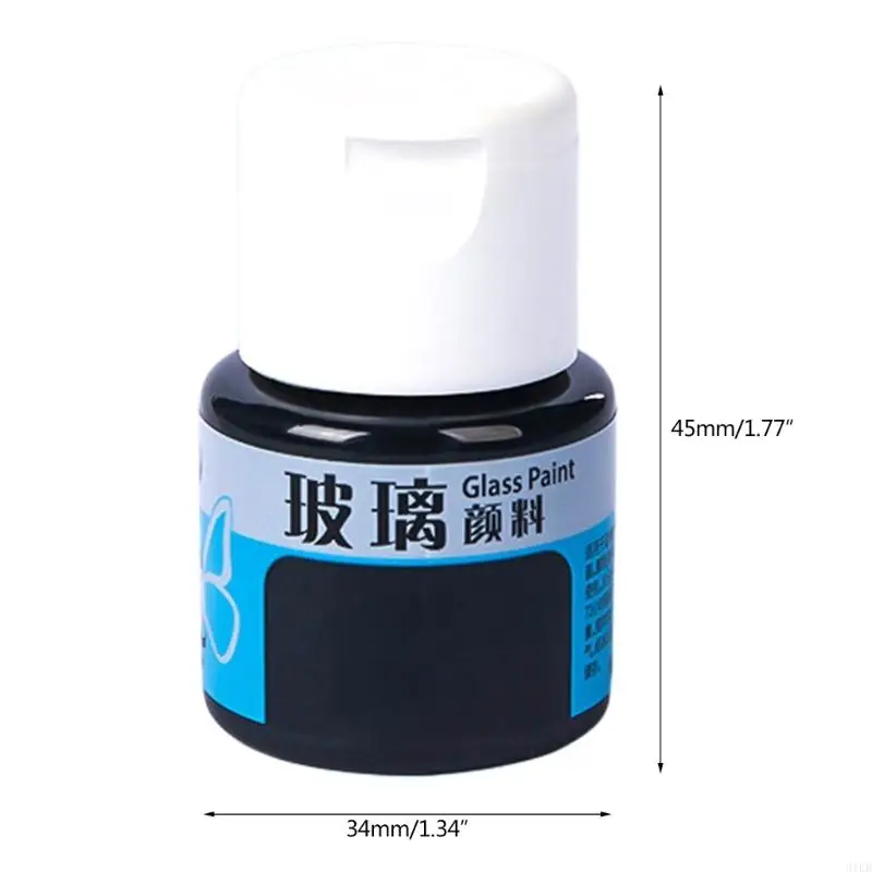 31KB Stain Glass Paint Permanent Acrylic Enamel Painting Create Translucent Arts on Transparent-Wine Glasses,Enamel,Window