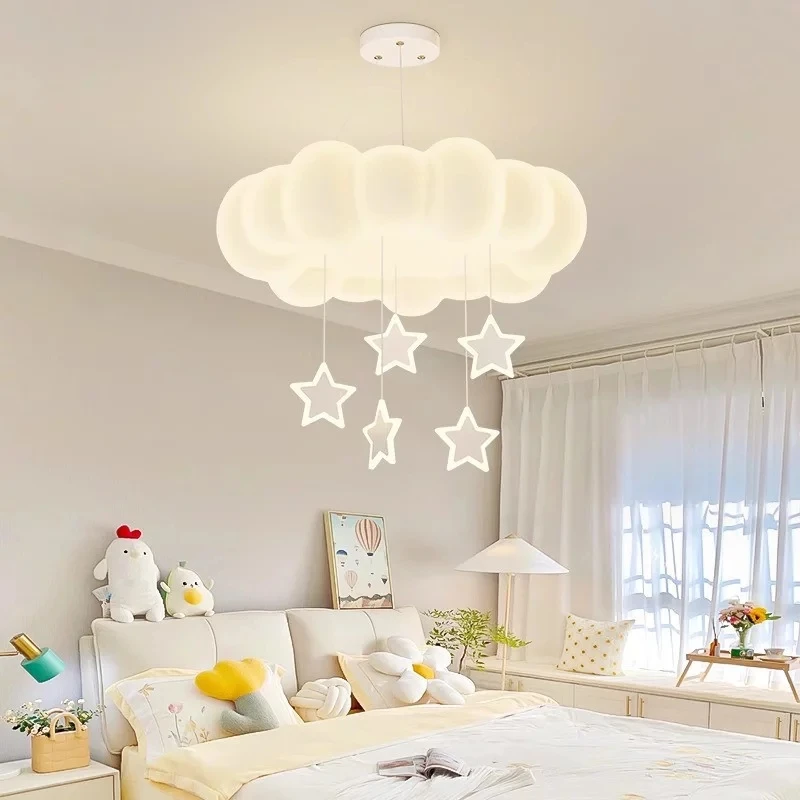 Modern Creative Circular Cloud Acrylic LED Ceiling Lamp Living Room Restaurant Bedroom Children Room Chandelier Home Decor Light