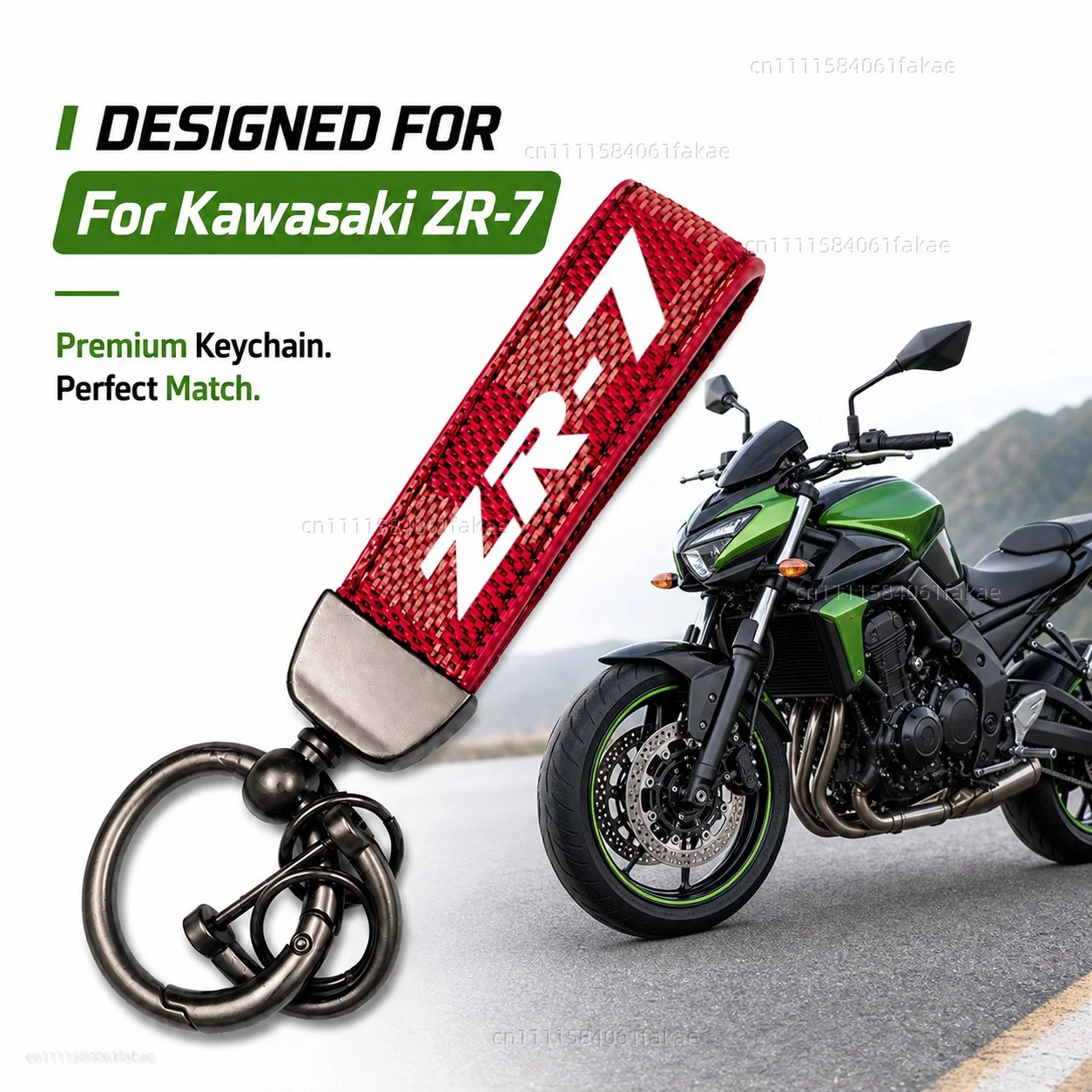 

For Kawasaki ZR-7 / S ZR7 ZR7S 1999-2003 Motorcycle Keychain Custom Logo Gift for Rider Men Women
