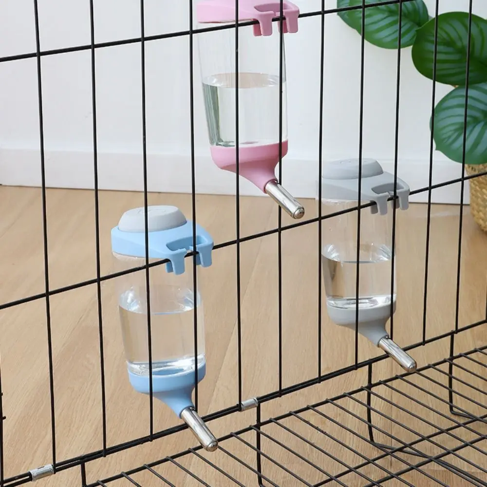 350/500 ML Rabbit Water Dispenser Automatic Detachable Cat Drinking Bottle Plastic Pet Hanging Water Bottle For Pet Cage