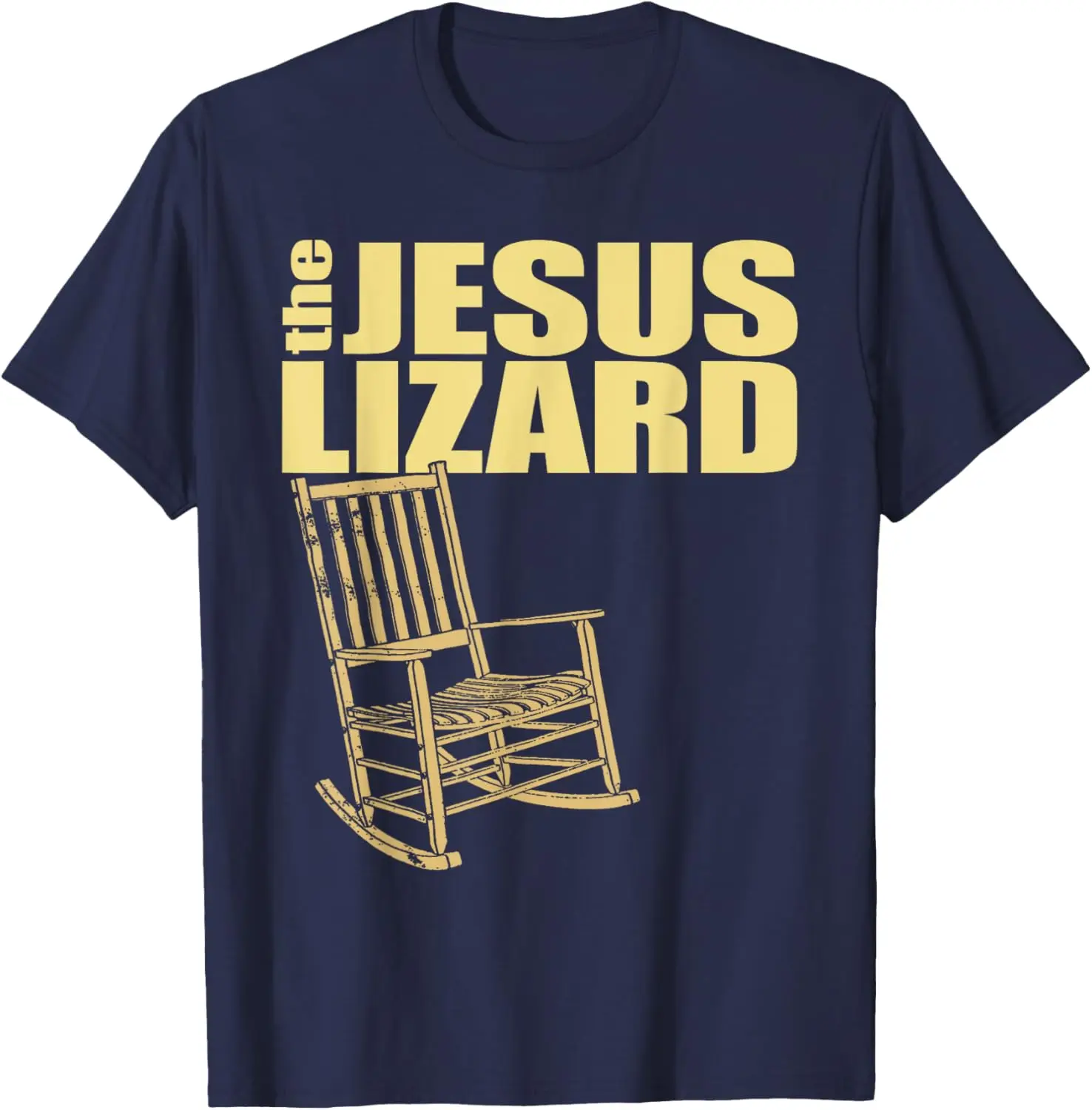 The Jesus Lizard Funny Chair Saying Christian Faith Music T-Shirt