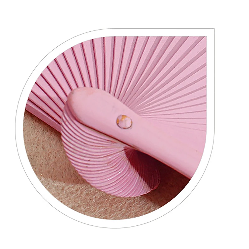 Chinese Style Folding Fan Hollow Double-sided Craft Gift Dancing Printing Wood Spanish Hand Fan Party Supplies