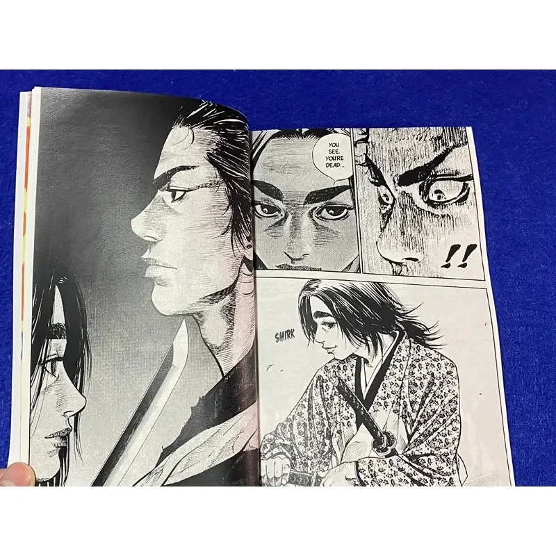 Anime Vagabond volumen 1-3 Miyamoto Musashi japonés adolescente misterio Romance inglés cómic Manga Book versión en inglés