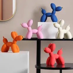 VIKAMA Lovely Color Balloon Dog Resin Decoration Table Nordic Style CHILDREN'S Room Study Cartoon Resin Crafts Decoration