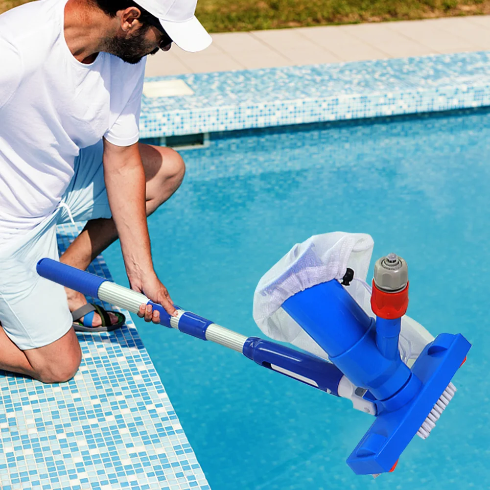 Handheld Pool Vacuum Cleaner Portable Pool Cleaner Maintenance Kit Plastic Detachable for Dirt Sand&Slit Cleaning