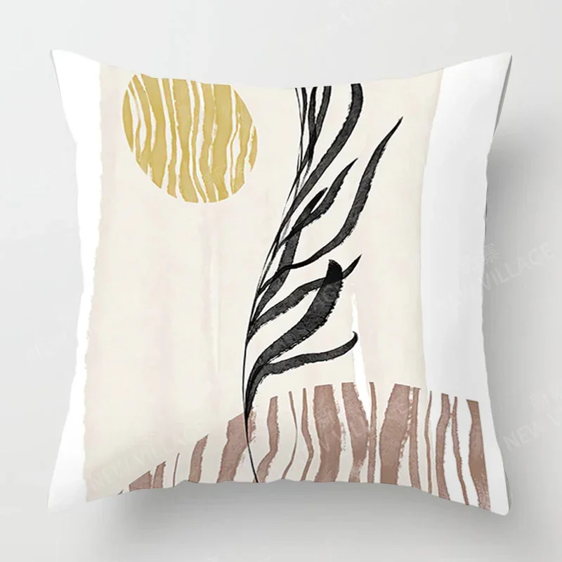Nordic fall home decor throw pillowcase sofa Cushion cover modern 45x45cm 45*45 50x50 60x60cm 40x40cm boho living room abstract