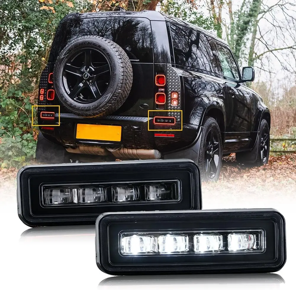 Tail Lights for Land Rover Defender 110 90 130 2020-2023 Brake Reverse Light DRL