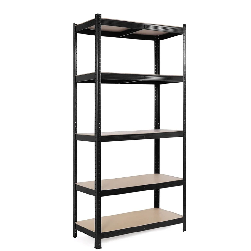 5-Tier Heavy Duty Metal Shelving Unit Garage Adjustable Shelves Utility Rack