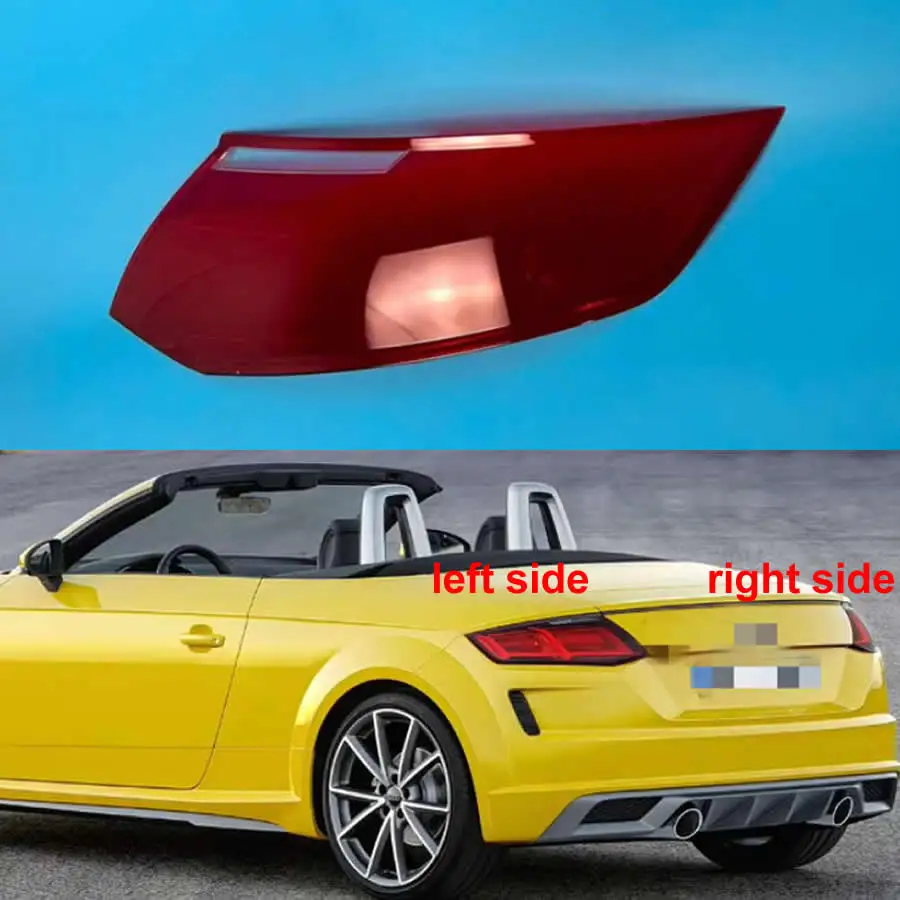 Für Audi TT 2015 2016 2017-2024 Rückleuchtenabdeckung Rücklichtgehäuse Transparente Abdeckung Lampenschirm Plexiglas