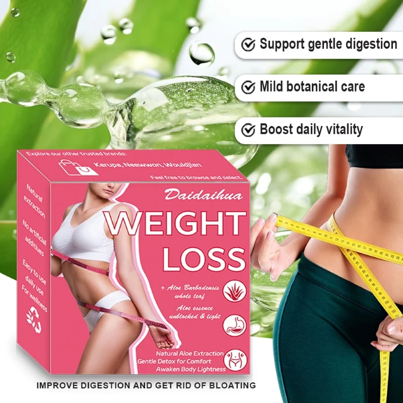 Daidaihua Pure Natural Aloe Vera Herbal Capsules – Botanical Body Nourishment & Soft Digestive Care | Vegan