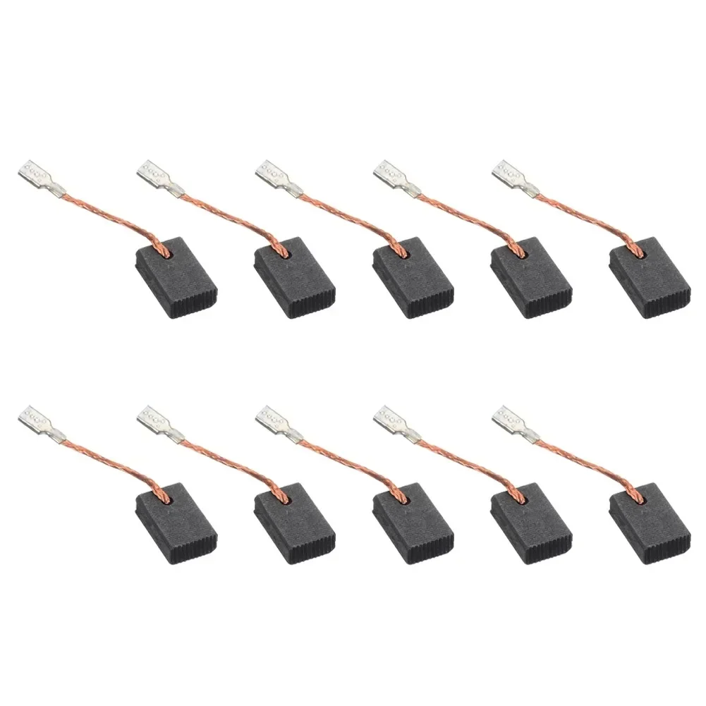 10 pçs kit de escovas de carbono para bosch gws14150 ângulo grinde grafite substituição escova de carbono acessórios da ferramenta elétrica 5x10x17mm