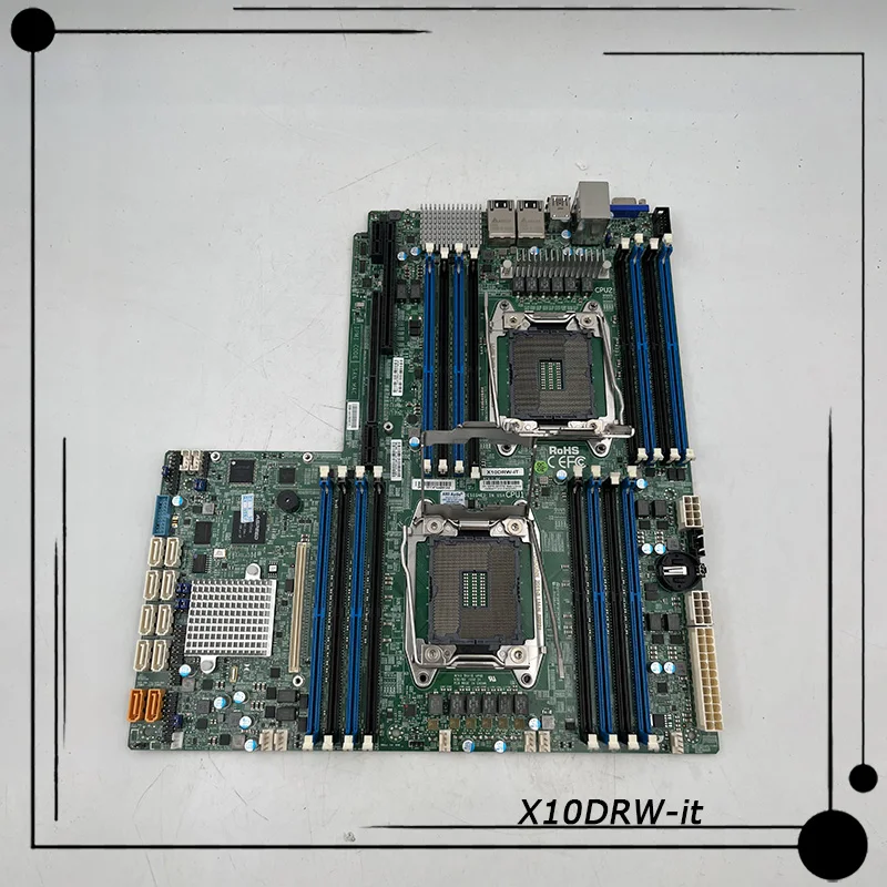 

X10DRW-it For Supermicro Server Motherboard 1U Dual 10G Network Card Supports E5-2600 V3 V4 ES