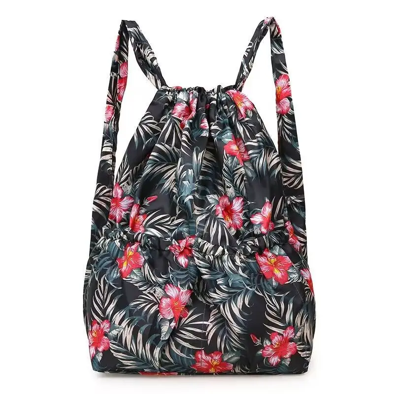 Sac à dos de poche en nylon pour femme, sac de sport de plein air, sac de grande capacité