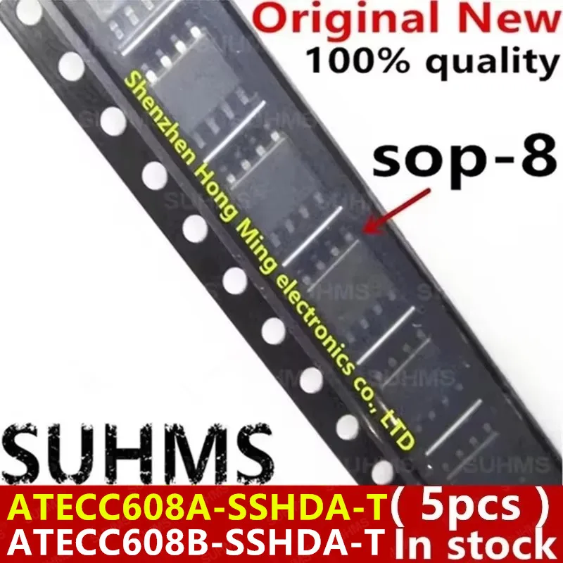 (5 sztuk) 100% Nowy ATECC608A-SSHDA-T ATECC608B-SSHDA-T ATECC608A-SSHDA ATECC608B-SSHDA ATECC608A ATECC608B sop-8