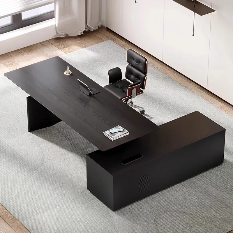Intelligent lifting boss office manager table supervisor table simple modern light luxury senior sense president