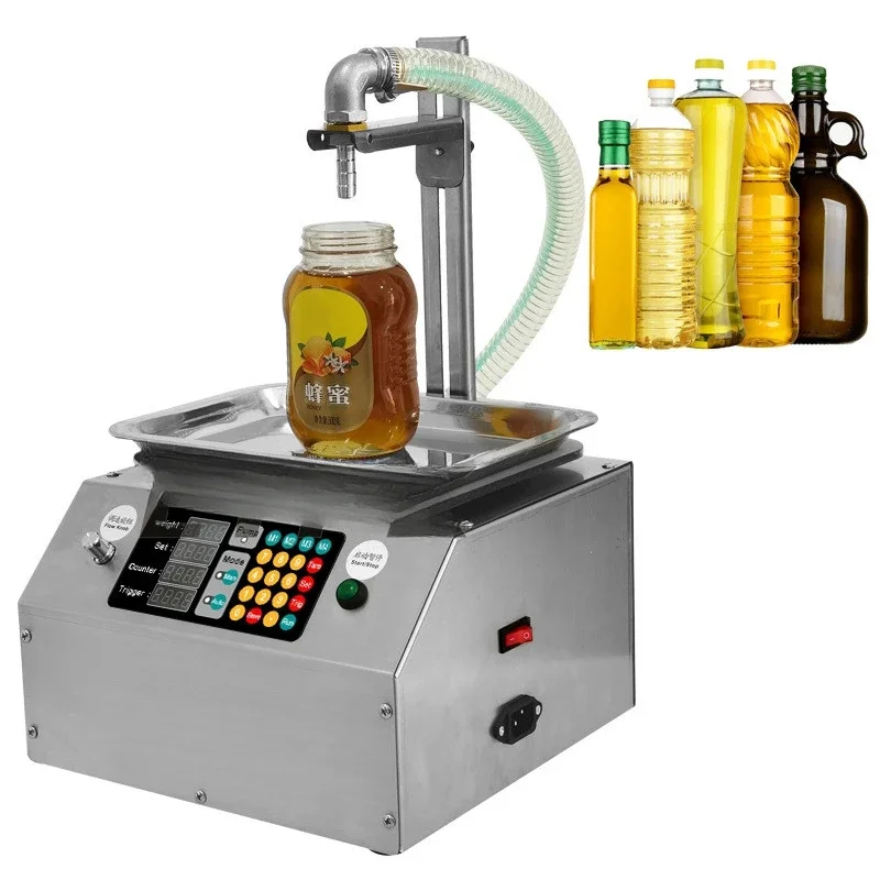 L15 Weighing Filling Machine Honey Oil Thick Paste Edible  Glue Viscous Automatic   for Small Business