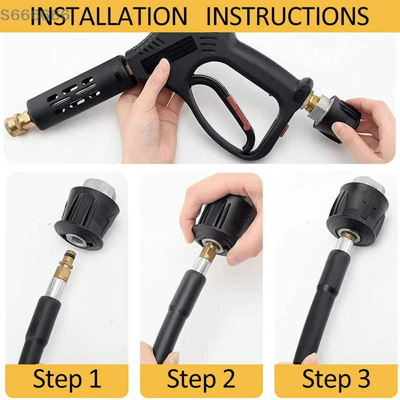 

Outlet Adapter M22 For High Pressure Washer Hose Pressure Washer Hose Connector Converter Power Washer