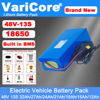 VariCore 48V 32Ah 27Ah 20Ah 24Ah 18Ah 15Ah 12Ah18650 Lithium Battery pack Built in BMS for 54.6v 500w 750W 1000W 1500W batteries