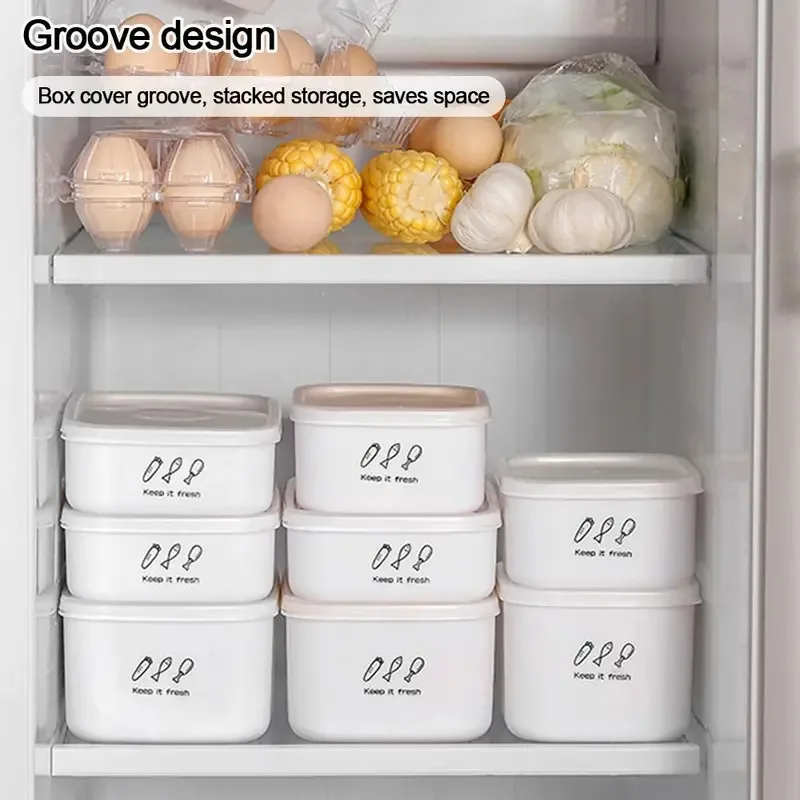 Large Capacity Fresh-Keeping Box, Kitchen Food Sealed Storage Container, Plastic Fruit And Vegetable Packaging And Storage Box